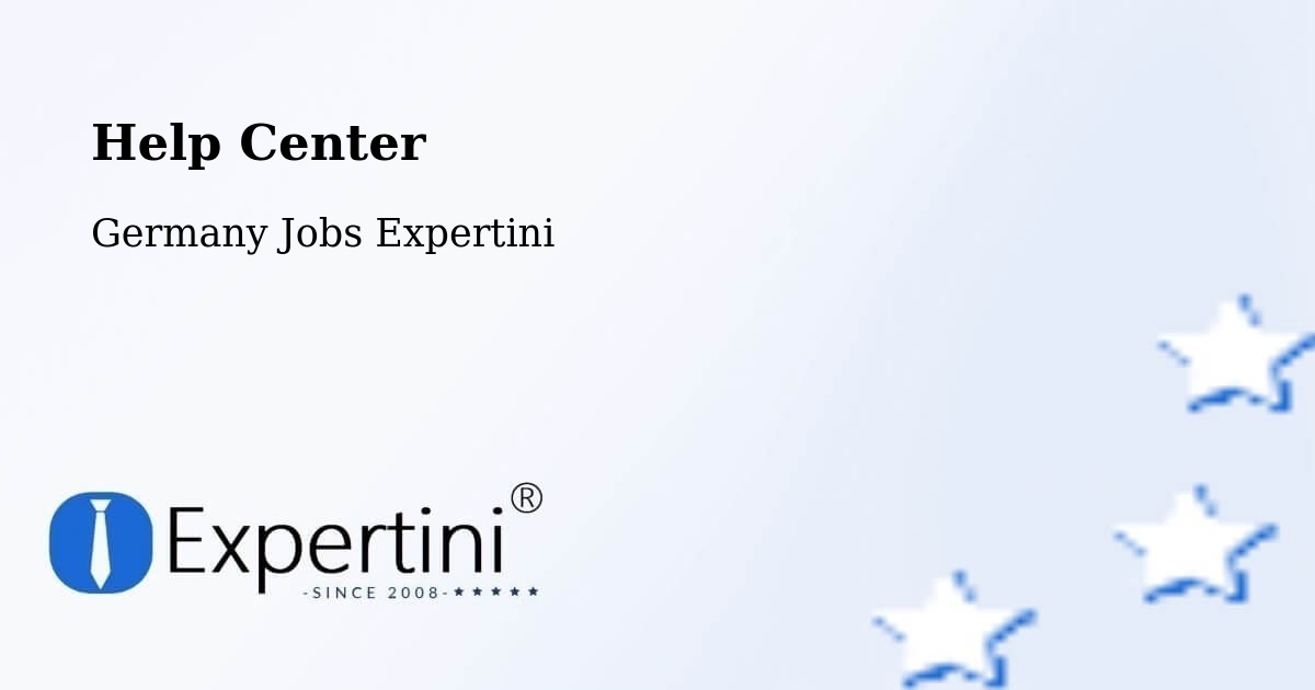 Help Center – Rosenberg - Germany Jobs Expertini